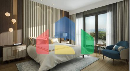 Квартира 1+1 с видом на море в Стамбуле