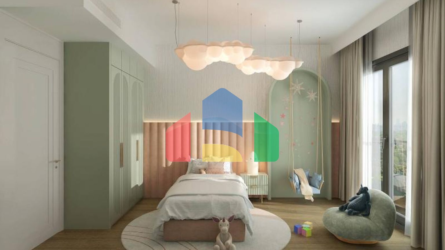 Квартира 1+1 с видом на море в Стамбуле