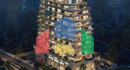 Квартира 2+1 с видом на море в Стамбуле