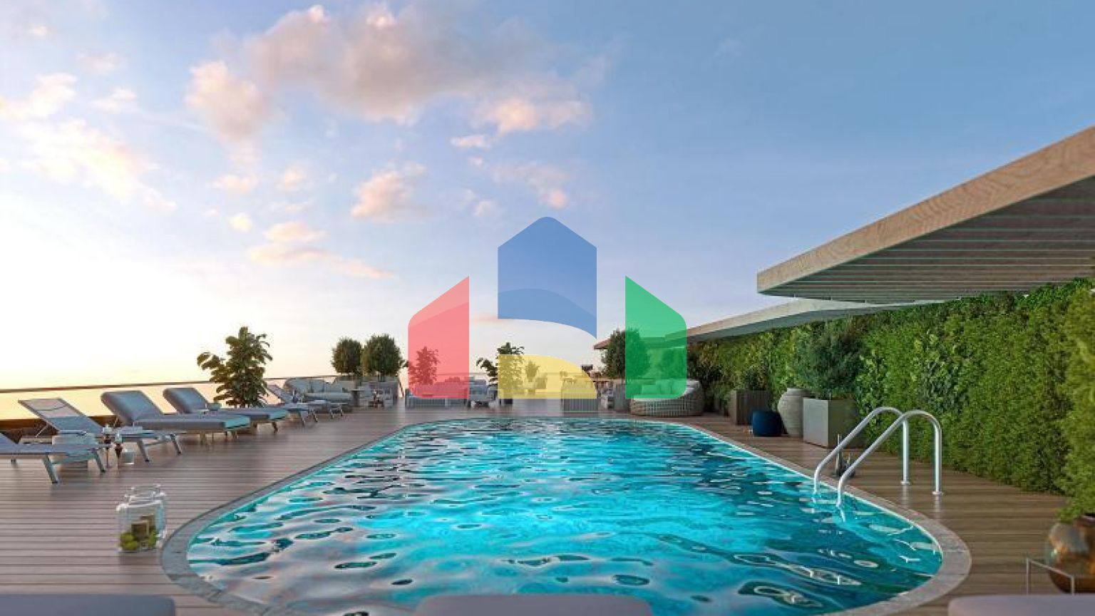 Квартира 2+1 с видом на море в Стамбуле