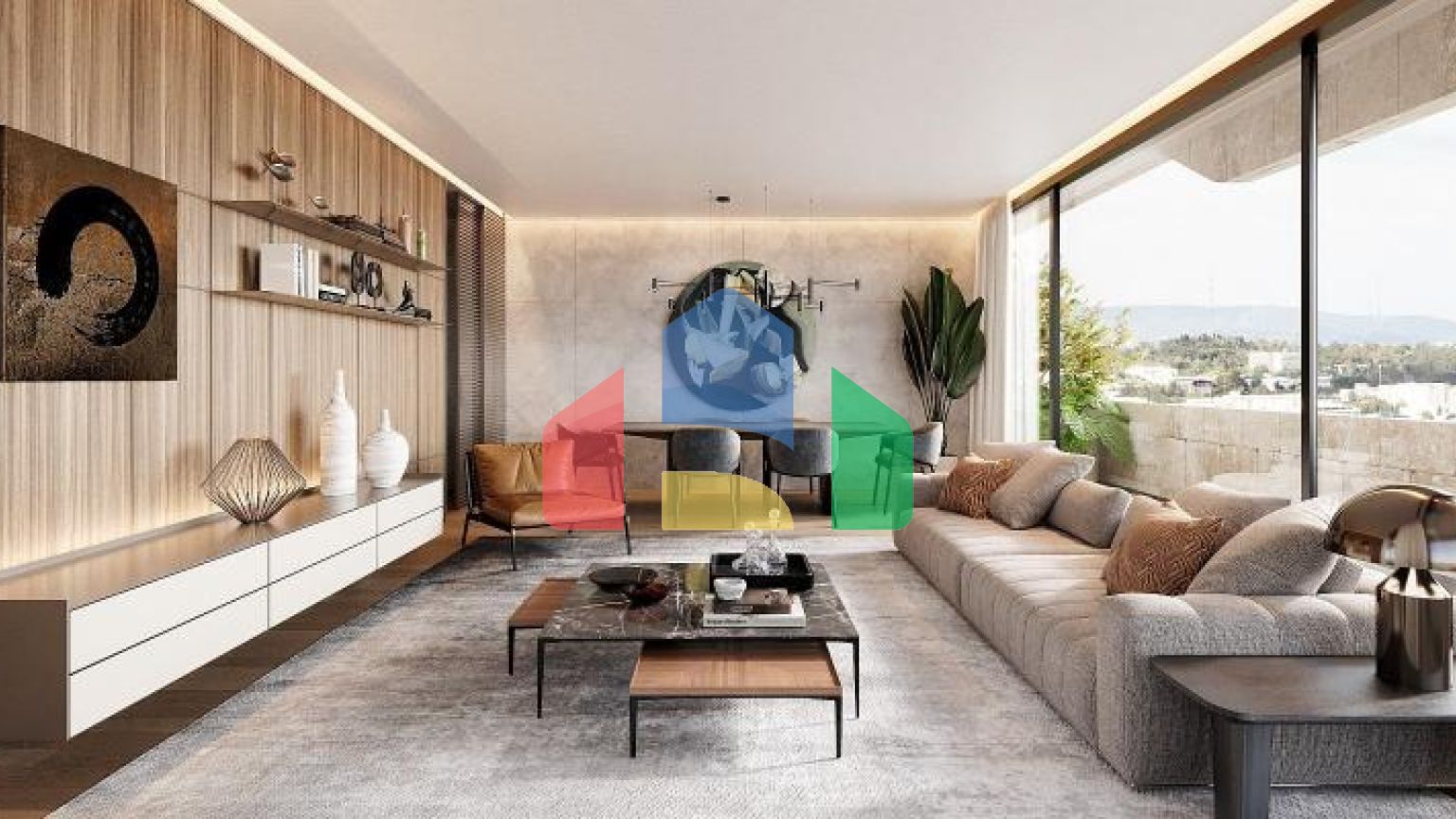 Квартира 2+1 с видом на море в Стамбуле