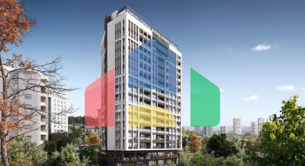 Квартира 3+1 с видом на море в Стамбуле