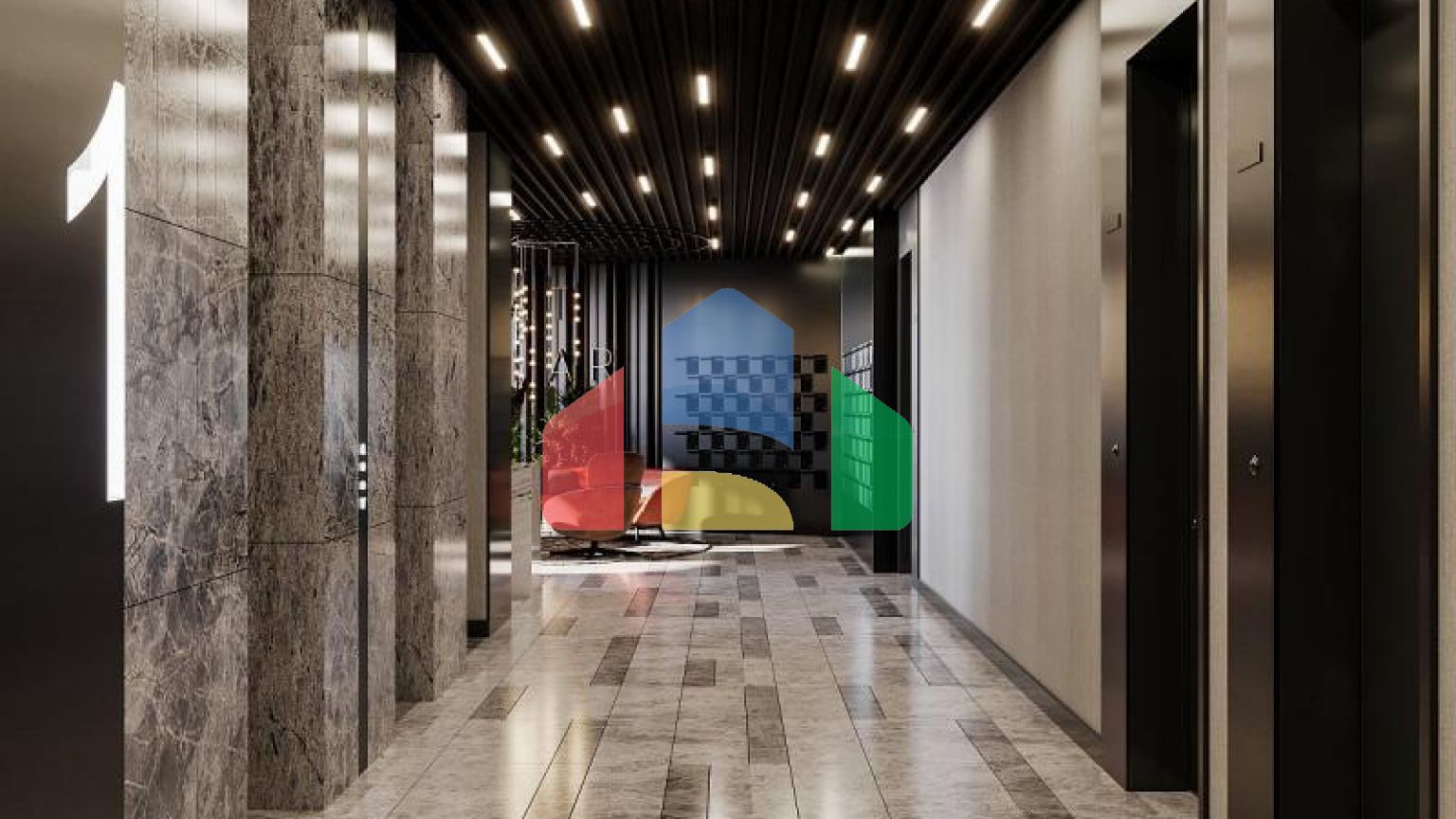 Квартира 3+1 с видом на море в Стамбуле