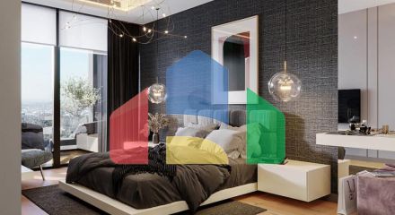 Квартира 3+1 с видом на море в Стамбуле