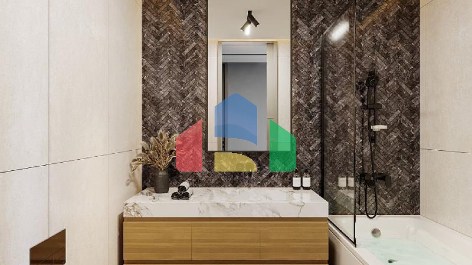 Квартира 2+1 с видом на море в Стамбуле