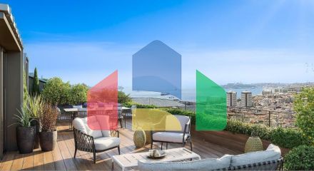 Квартира 4+1 с видом на море в Стамбуле