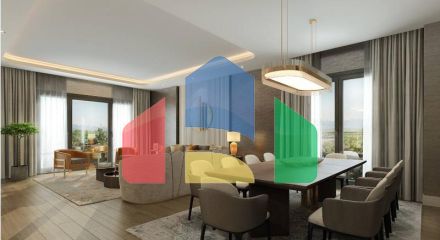 Квартира 4+1 с видом на море в Стамбуле