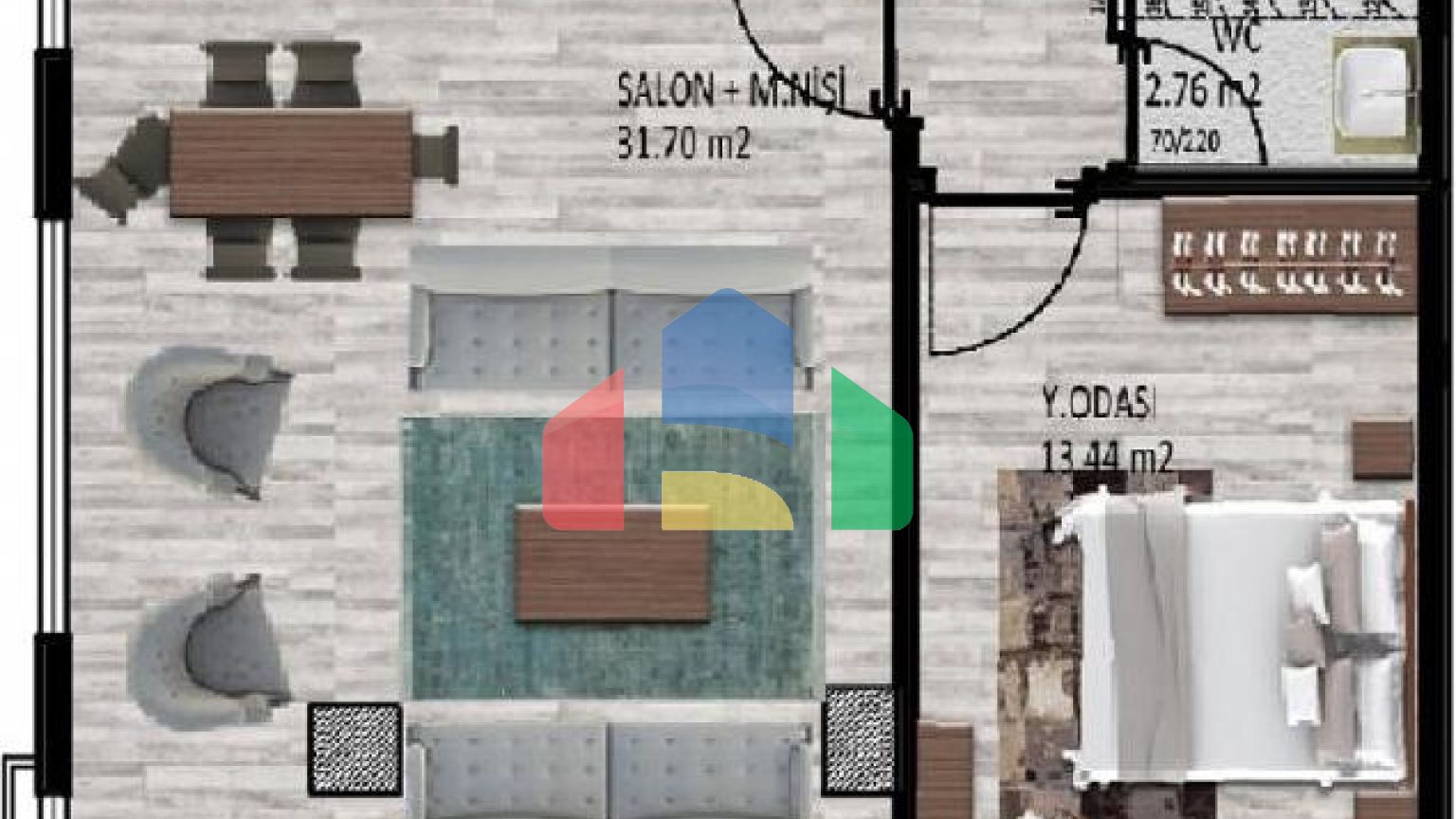 Квартира 2+1 в Стамбуле