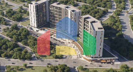 An investment project under construction in Maltepe district
