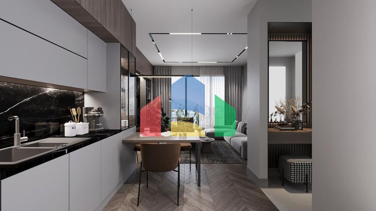 Проект семейной концепции в районе Малтепе