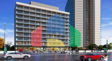 Квартира 1+1 с видом на море в Стамбуле