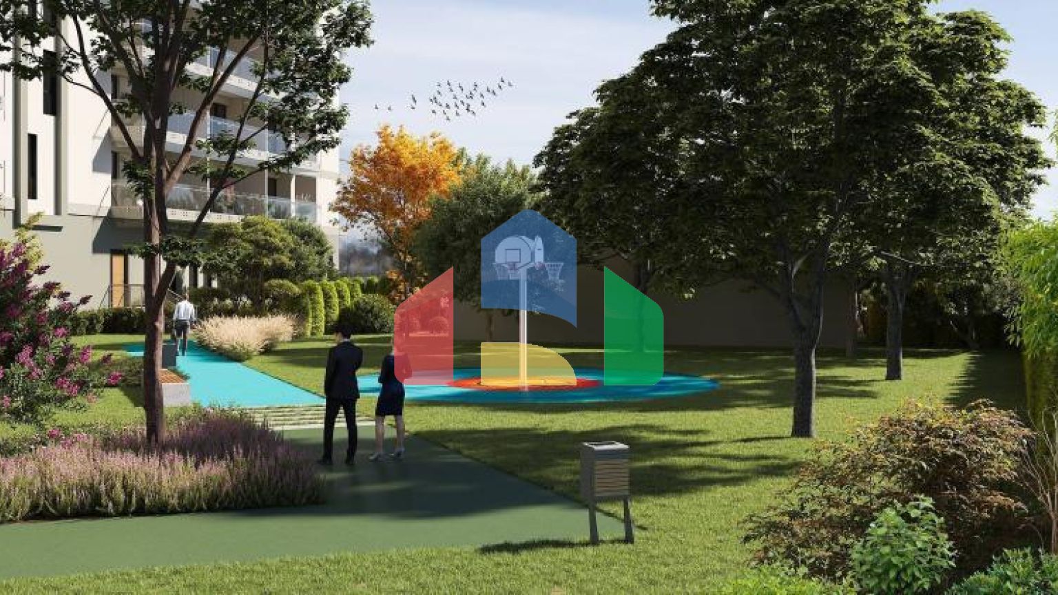 Квартира 1+1 с видом на море в Стамбуле