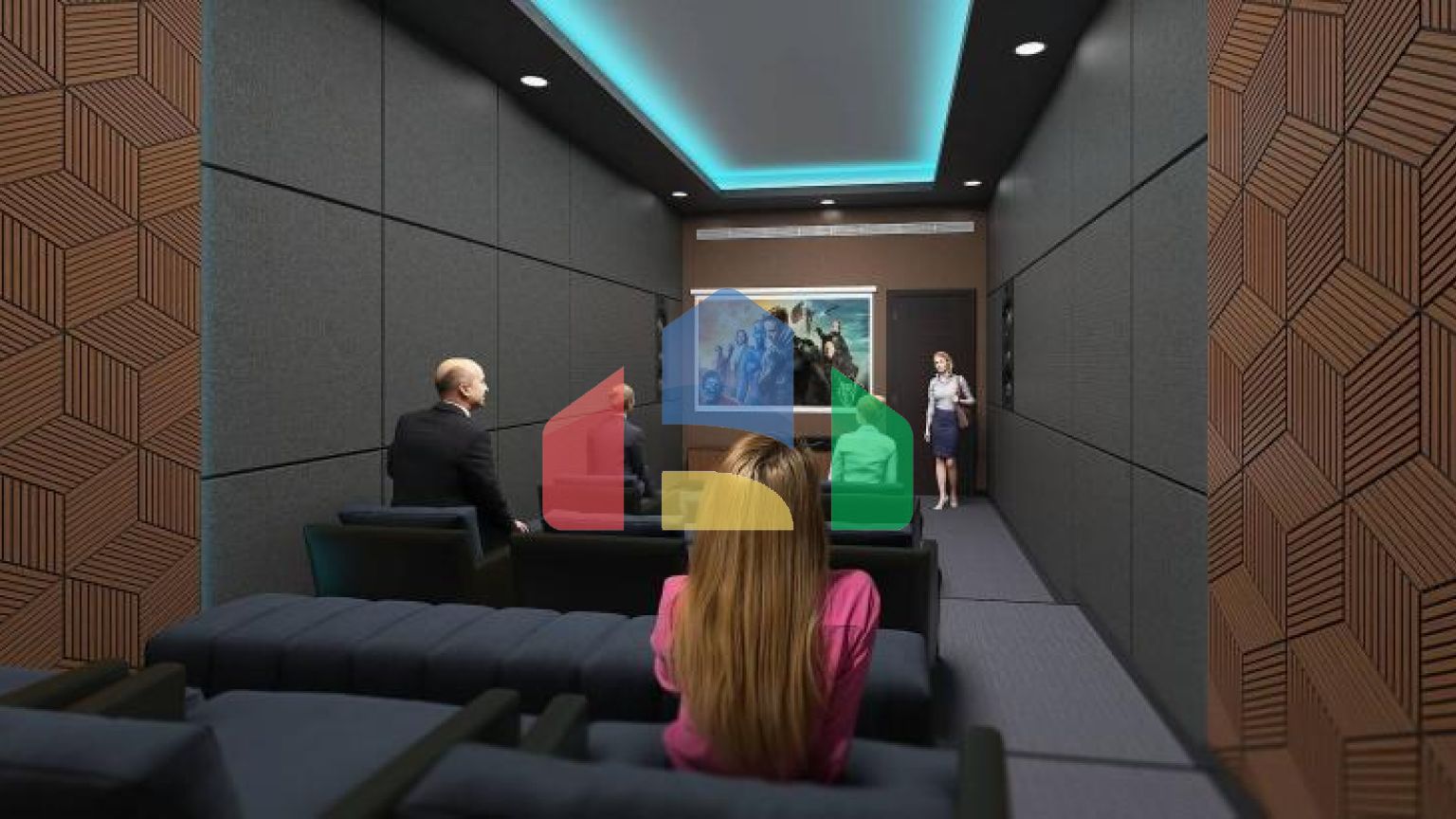 Квартира 1+1 с видом на море в Стамбуле