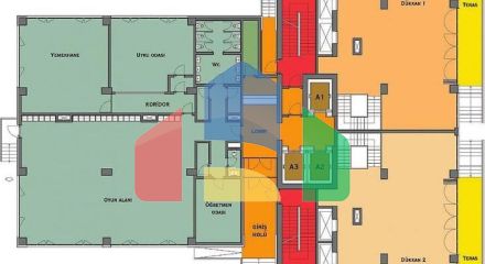 Квартира 1+1 с видом на море в Стамбуле