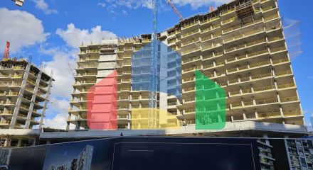 Квартира 1+1 с видом на море в Стамбуле