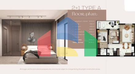 Квартира 1+1 с видом на море в Стамбуле