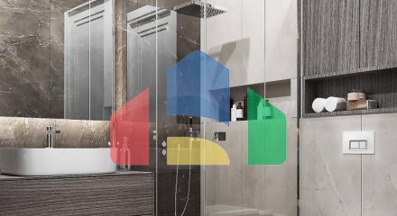 Квартира 1+1 с видом на море в Стамбуле