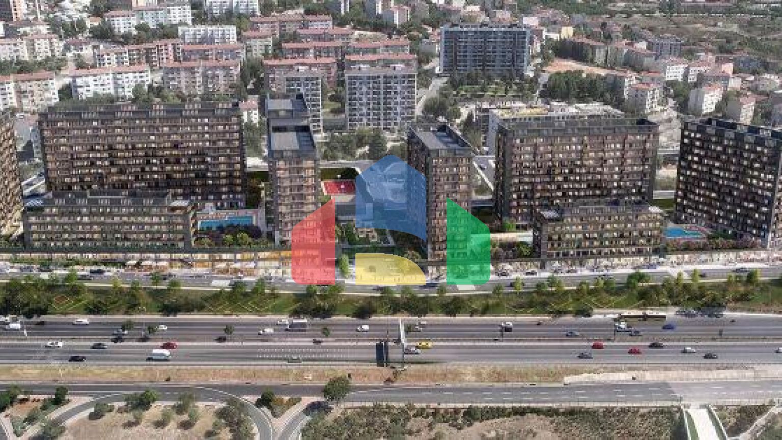 Квартира 4+1 с видом на море в Стамбуле