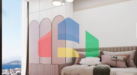 Квартира 4+1 с видом на море в Стамбуле