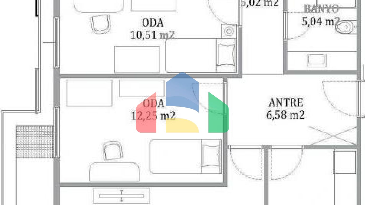 Квартира 4+1 с видом на море в Стамбуле