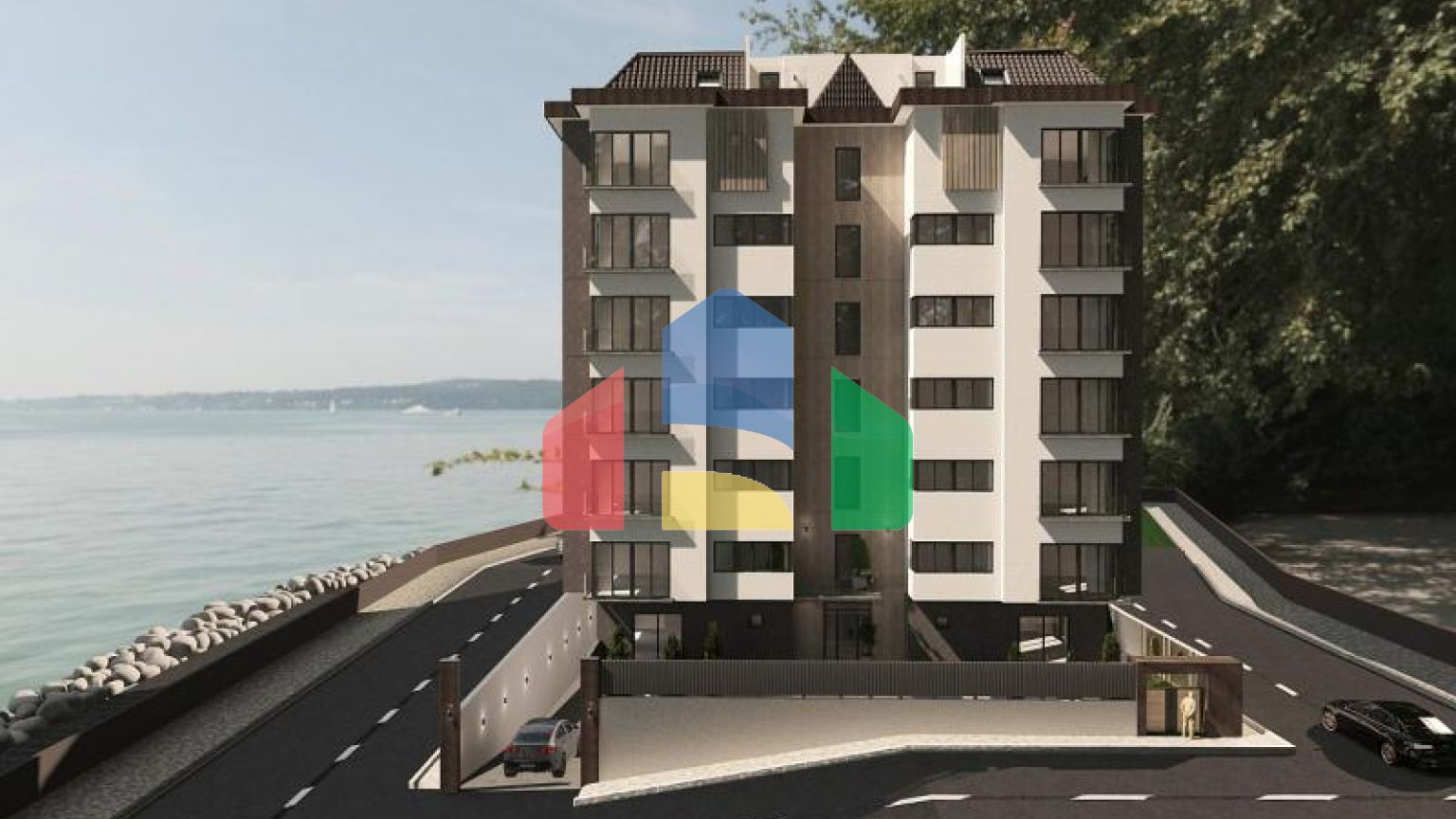 Квартира 2+1 с видом на море в Стамбуле