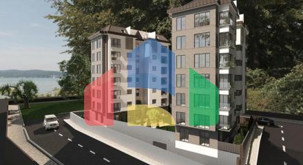 Квартира 2+1 с видом на море в Стамбуле