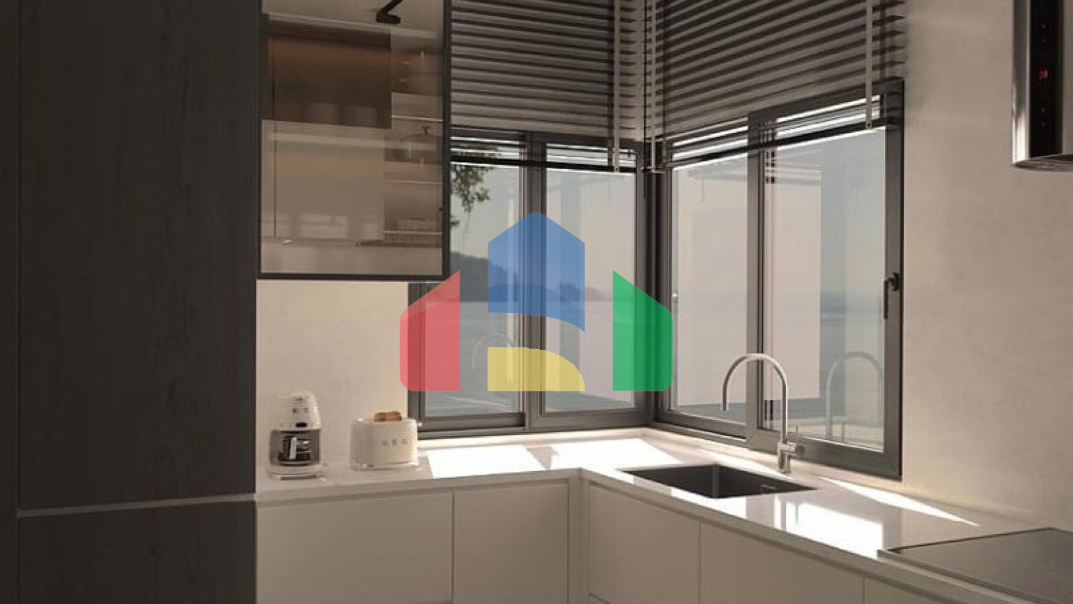 Квартира 2+1 с видом на море в Стамбуле