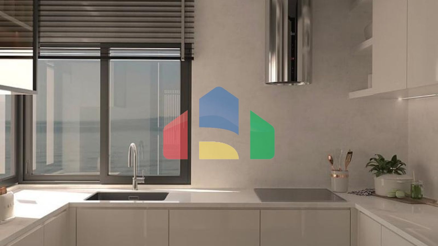 Квартира 2+1 с видом на море в Стамбуле