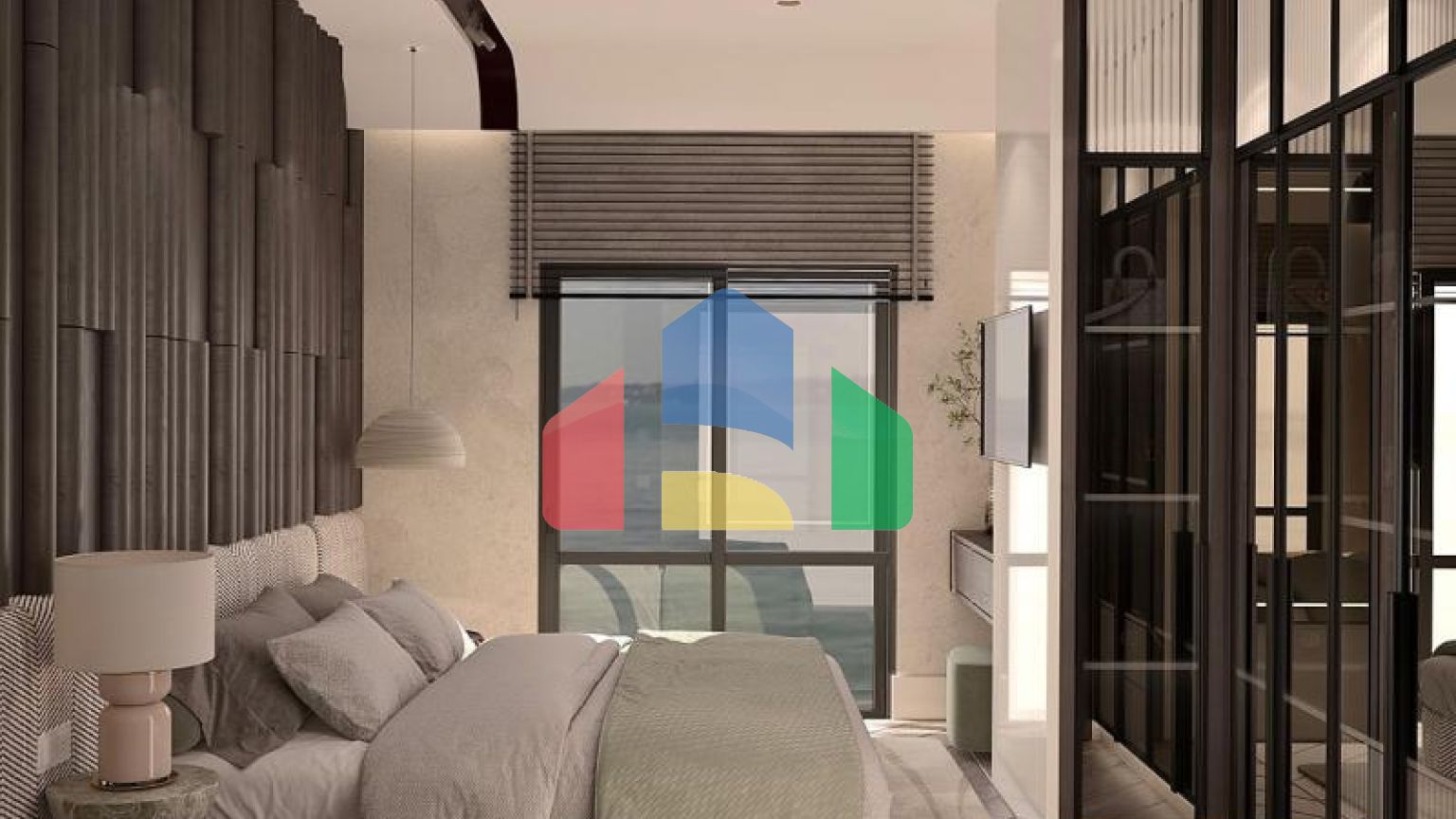 Квартира 2+1 с видом на море в Стамбуле