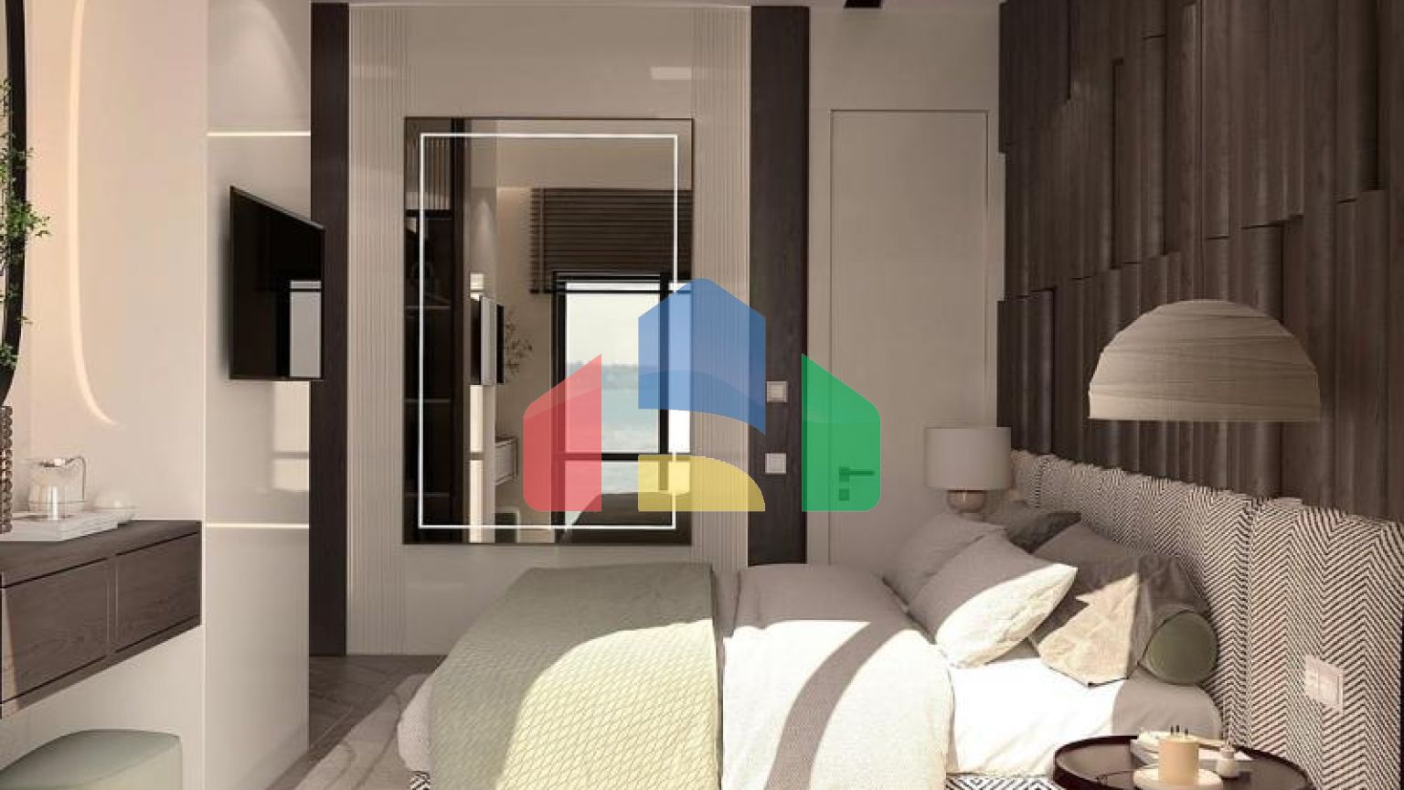 Квартира 2+1 с видом на море в Стамбуле