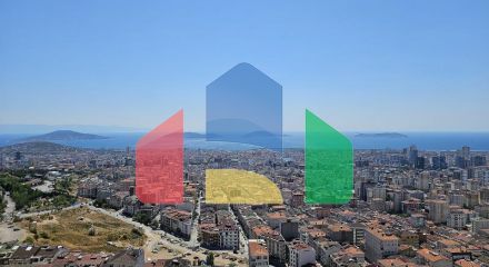 Квартира 1+1 с видом на море в Стамбуле