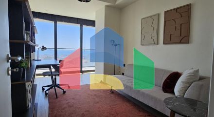 Квартира 1+1 с видом на море в Стамбуле