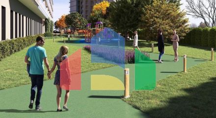 Квартира 0+1 с видом на море в Стамбуле