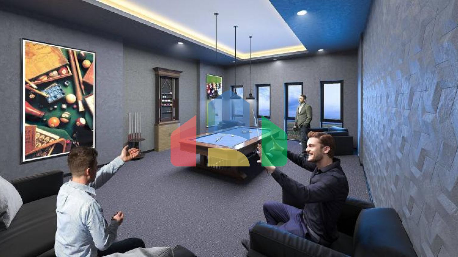 Квартира 0+1 с видом на море в Стамбуле