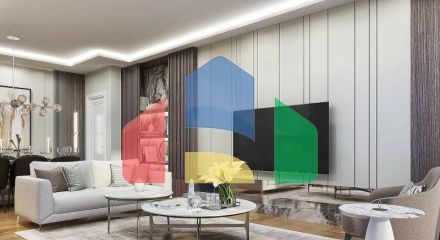 Квартира 2+1 с видом на море в Стамбуле