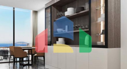 Квартира 2+1 с видом на море в Стамбуле