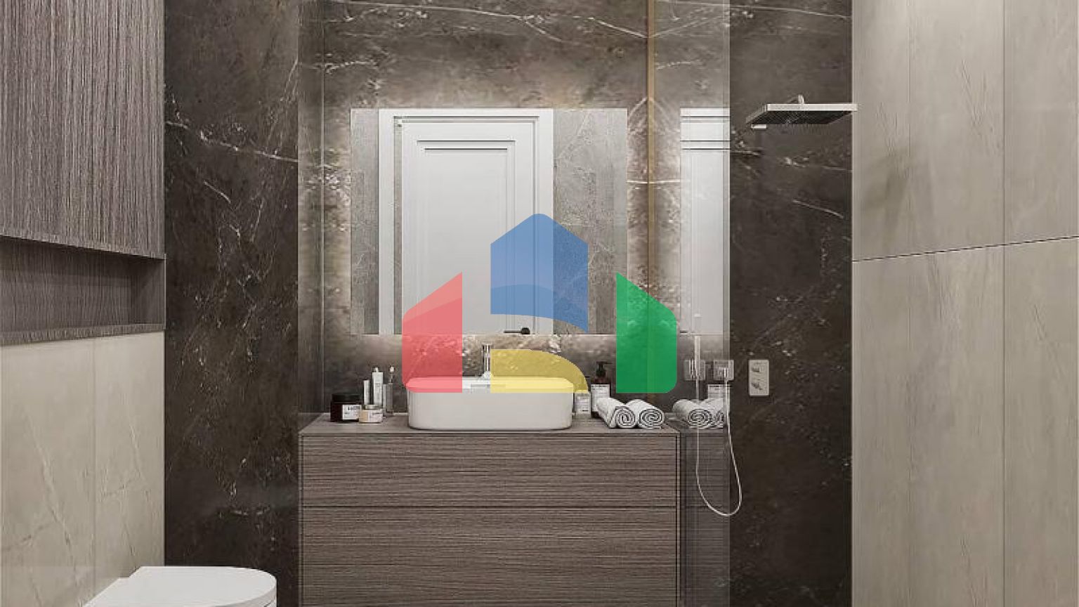 Квартира 2+1 с видом на море в Стамбуле