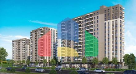 Квартира 1+1 с видом на море в Стамбуле