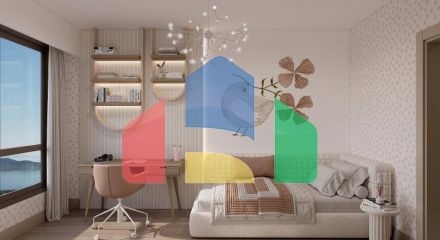 Квартира 1+1 с видом на море в Стамбуле