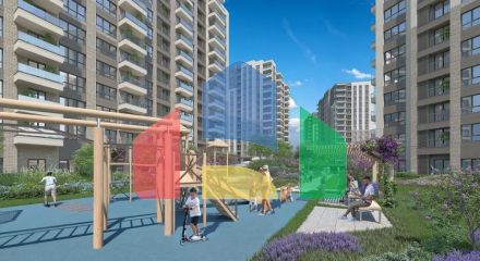 Квартира 3+1 с видом на море в Стамбуле