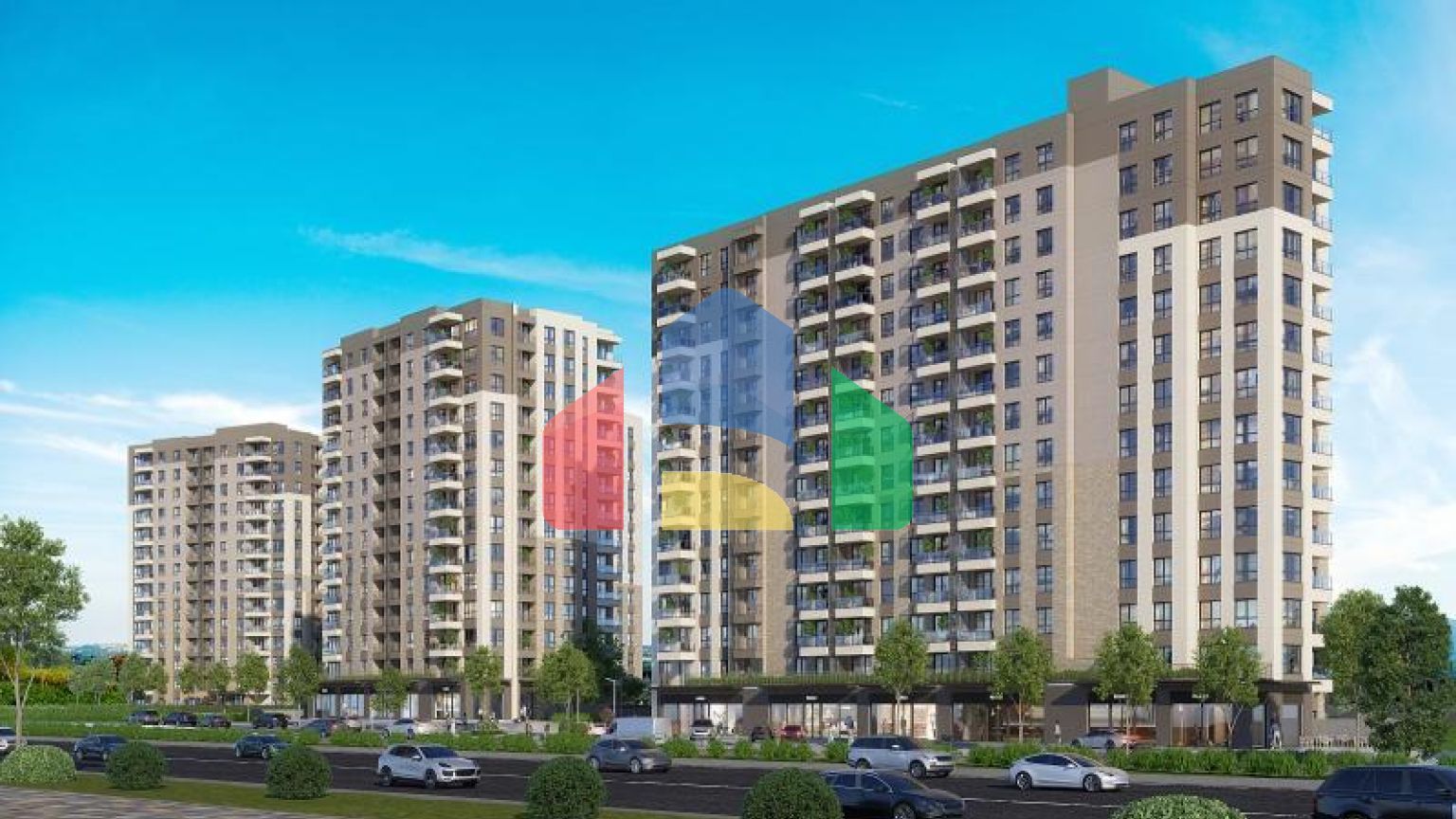 Квартира 3+1 с видом на море в Стамбуле