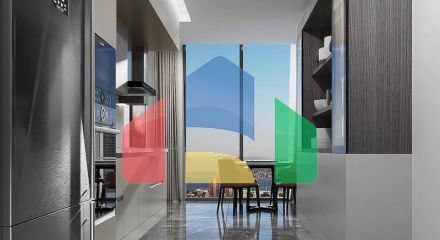 Квартира 3+1 с видом на море в Стамбуле