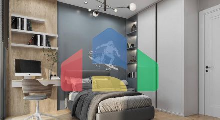 Квартира 3+1 с видом на море в Стамбуле