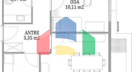 Квартира 3+1 с видом на море в Стамбуле