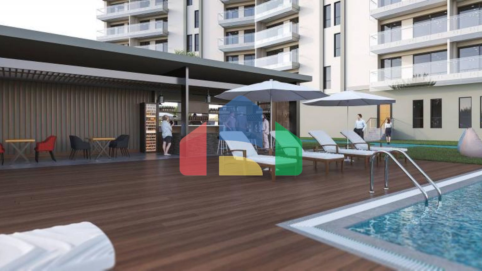 Квартира 2+1 с видом на море в Стамбуле