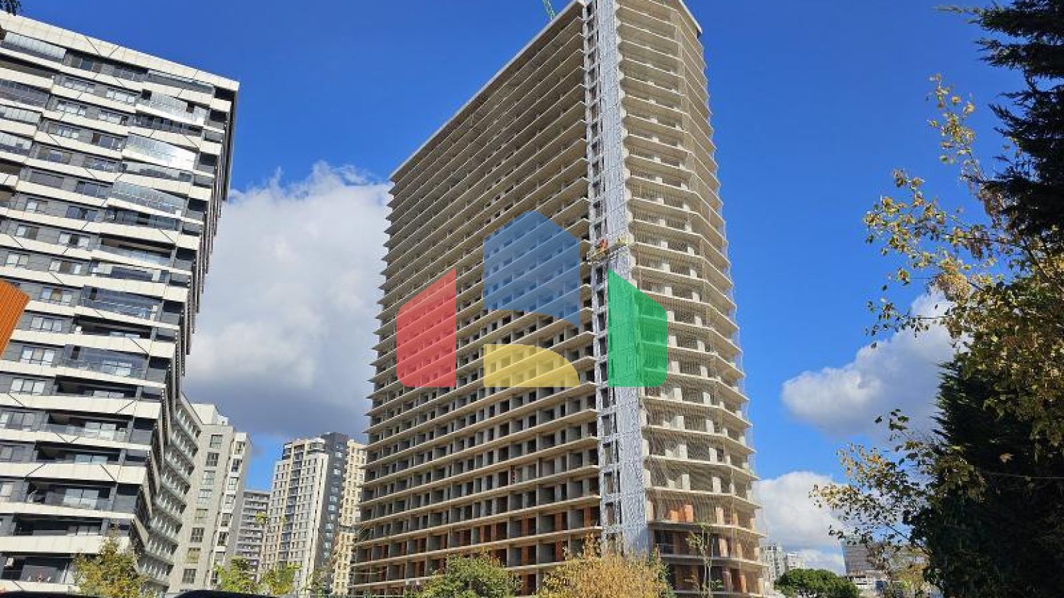 Квартира 2+1 с видом на море в Стамбуле