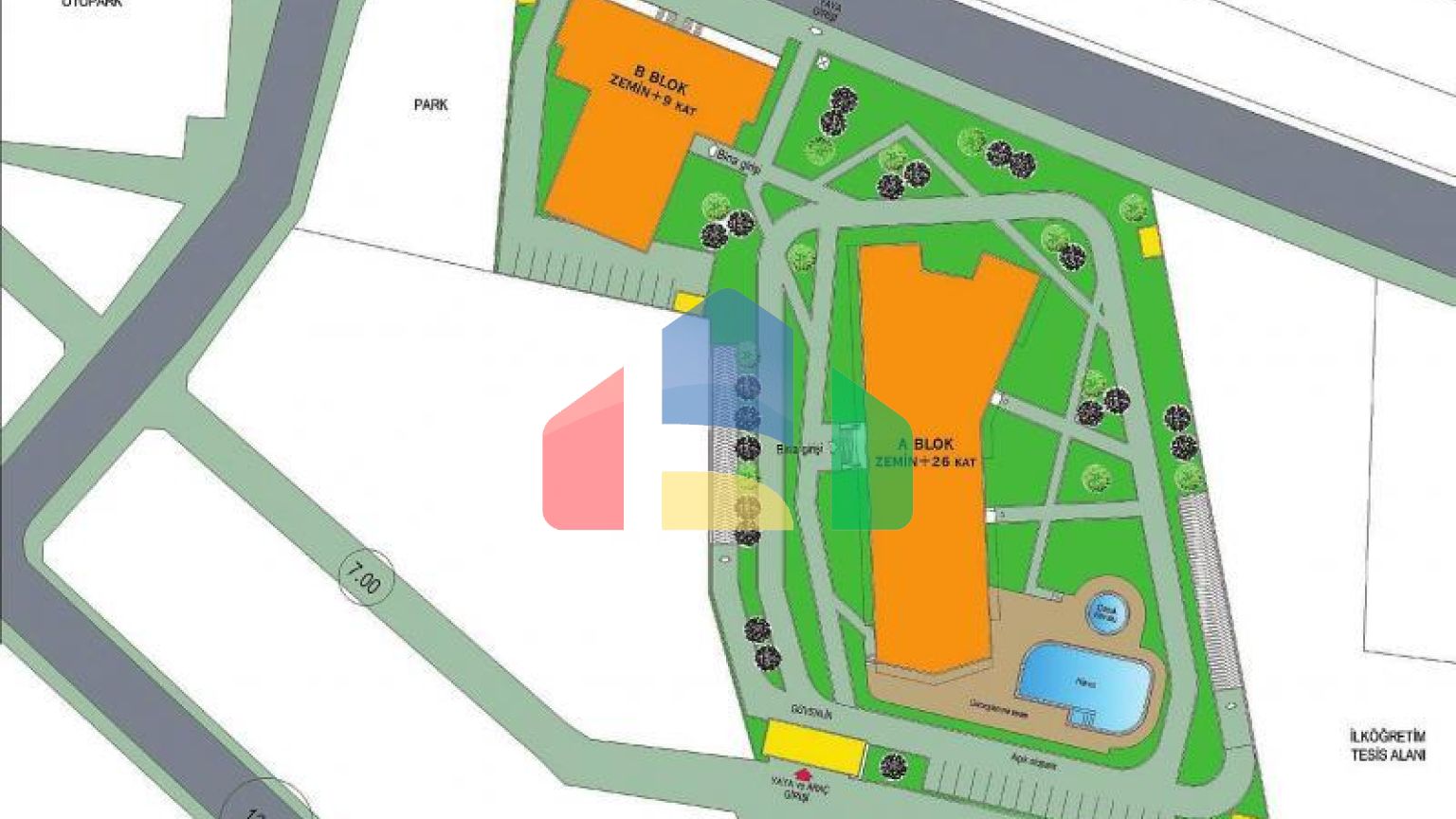 Квартира 2+1 с видом на море в Стамбуле