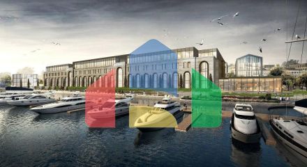 Квартира 4+1 с видом на море в Стамбуле