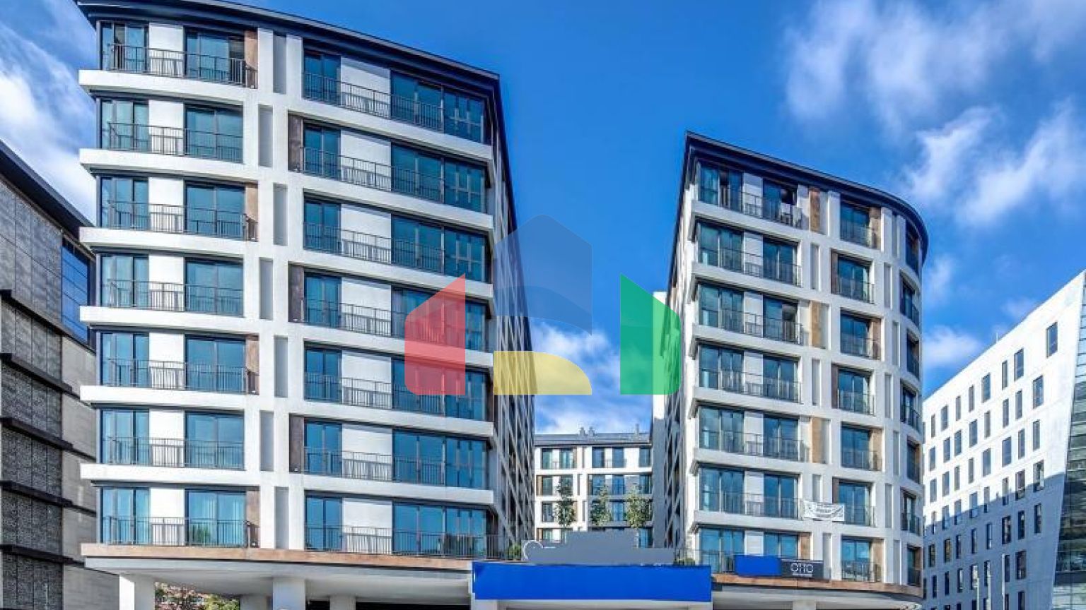 Квартира 1+1 с видом на море в Стамбуле