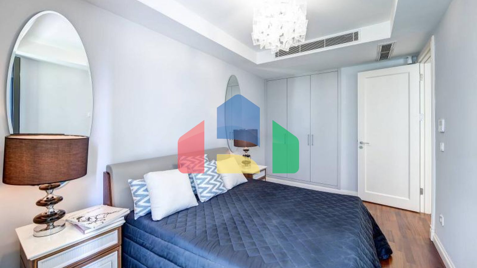 Квартира 1+1 с видом на море в Стамбуле